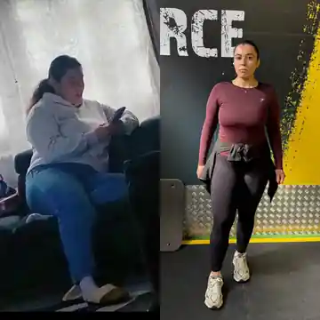 Transformation accompagnée par Joy Golden Fit