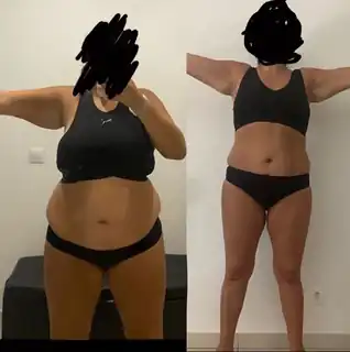 Transformation accompagnée par Joy Golden Fit